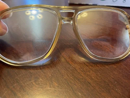 Titmus Z87 Eyeglasses Glasses Frames Heavy Plastic Vintage 6” Needs repair