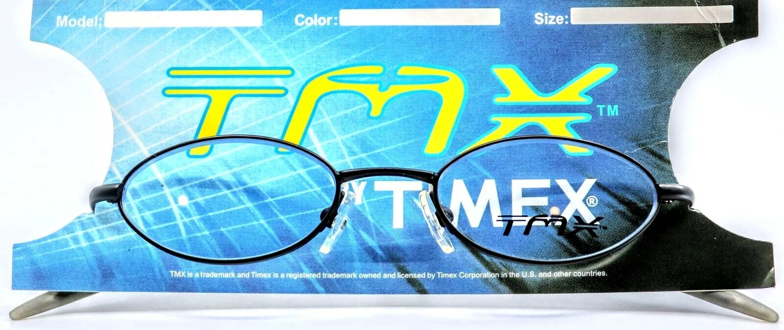 TMX by Timex ENERGY Kenmark Womens Eyeglasses BK Black 43-19-135 Spring Hinge 3