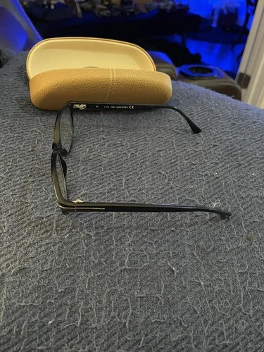 TODS TO5048 001 Eyeglasses Frame Italy 52-16-135 Black/Gunmetal Polish XS19 2
