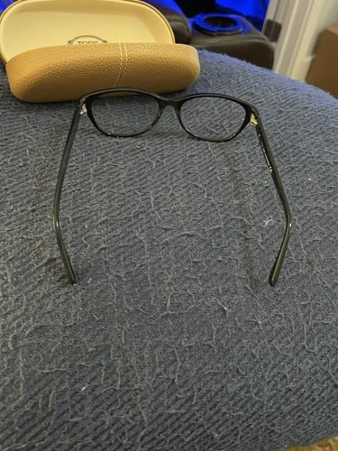 TODS TO5048 001 Eyeglasses Frame Italy 52-16-135 Black/Gunmetal Polish XS19 3