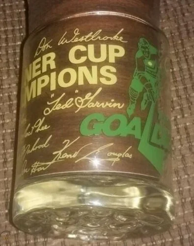 Toledo OH Goaldiggers IHL Hockey 1974-75 TURNER CUP CHAMPIONS Sports Arena GLASS 2