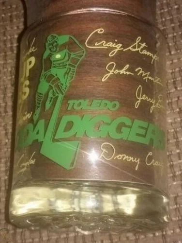 Toledo OH Goaldiggers IHL Hockey 1974-75 TURNER CUP CHAMPIONS Sports Arena GLASS 3