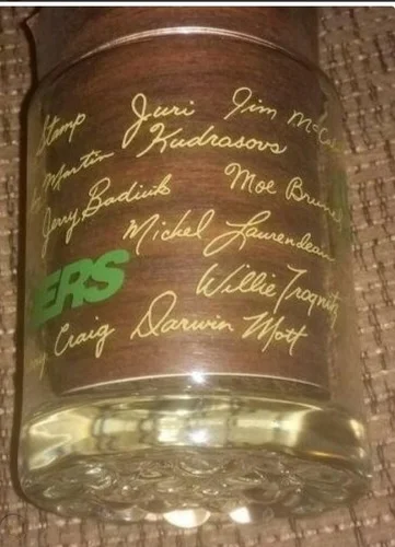 Toledo OH Goaldiggers IHL Hockey 1974-75 TURNER CUP CHAMPIONS Sports Arena GLASS 4