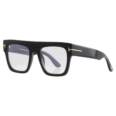 Tom Ford Black Oversized Blue Block Sunglasses Eyeglasses Frames 61mm 10mm 140mm 3