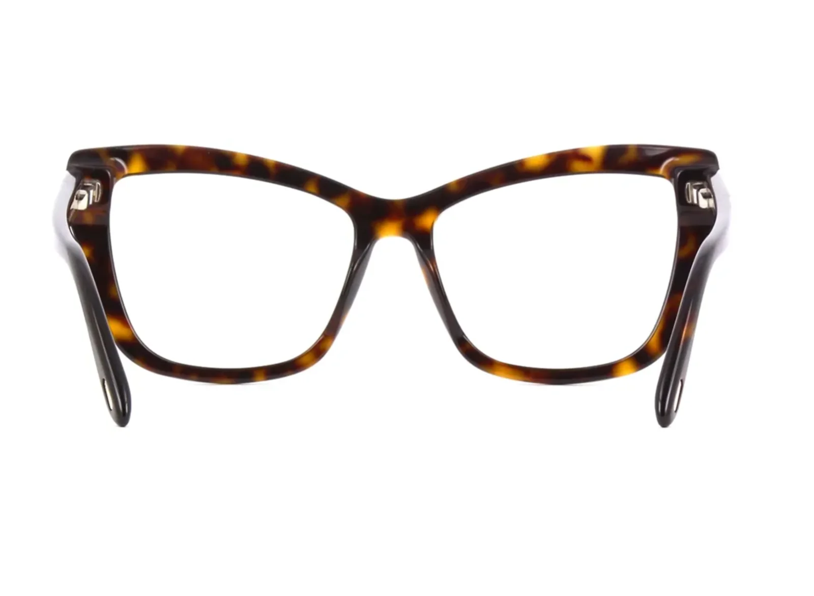 TOM FORD Butterfly Eyeglasses FT5826-B-052-55 Dark Havana Frame Blue Block Lens 2