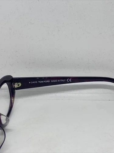 Tom Ford Eyeglasses Frames Made Italy With Hard Case ASIAN FIT TF5180 53-16-135 3
