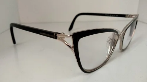 Tom Ford eyeglasses Frames TF5272 005 Black & Gold Cat Eye 3