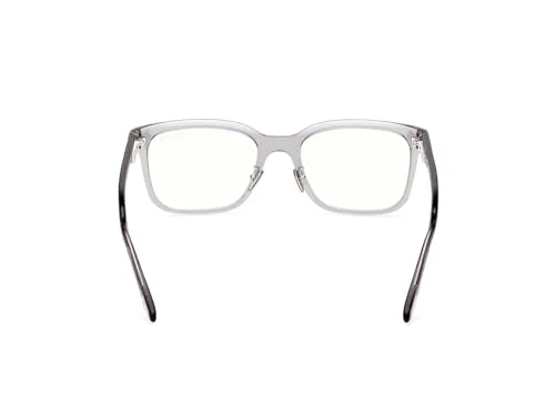 Tom Ford Eyeglasses FT 5853 -D-B Asian fit 020 Shiny Grey,t Logo/Blue Block 3