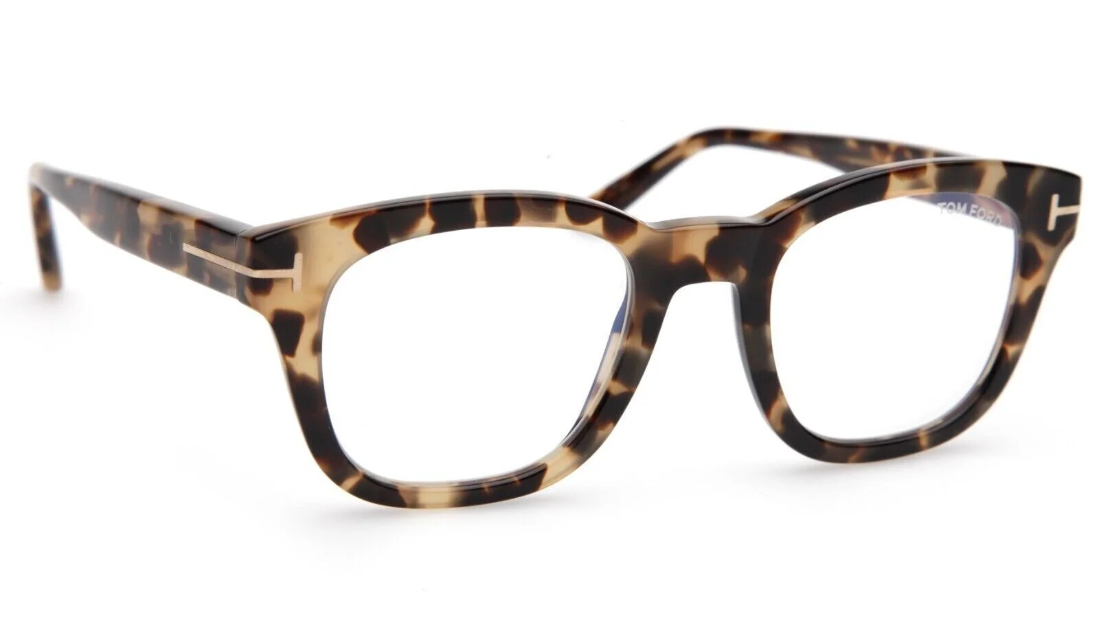 Tom Ford Eyeglasses TF 5542 B 056 Vintage Havana Frame Blue Block Lens New 50mm 3