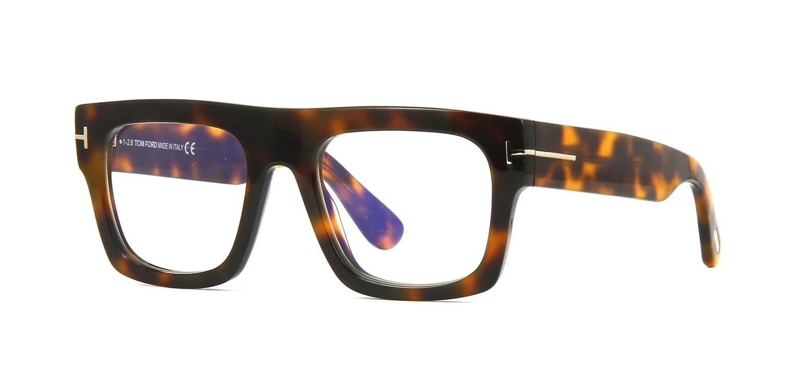 Tom Ford FAUSTO FT 5634-B BLUE BLOCK Black (001) Eyeglasses
