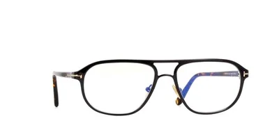 TOM FORD FT 5751B 001 Eyeglasses Shiny Black Clear Frame 55mm 3