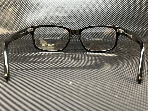 TOM FORD FT5313 001 Black Rectangle 55 mm Men 4