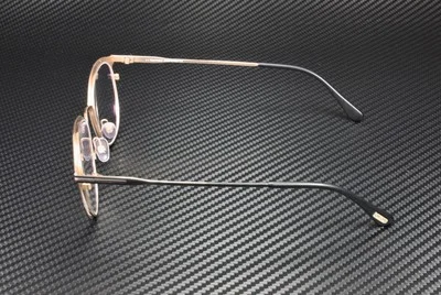 Tom Ford FT5528-B 002 Matte Black Clear Lens Metal 49 mm Unisex Eyeglasses 4