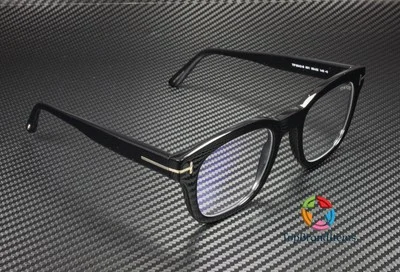 Tom Ford FT5542-B 001 Shiny Black Clear Lens Plastic 50 mm Men 3