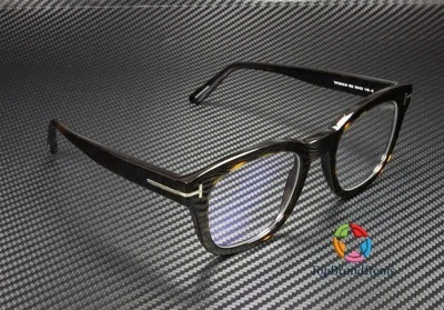 Tom Ford FT5542-B 052 Dark Havana Clear Lens Plastic 50 mm Men 3