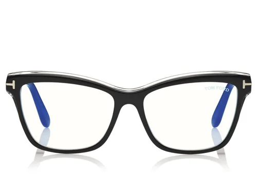 TOM FORD FT5619-B 001 Eyeglasses Shiny Black Frame 55mm 2