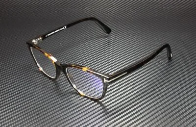 Tom Ford FT5638-B 052 Dark Havana Clear Lens Plastic 50 mm Women