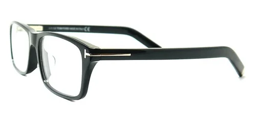 TOM FORD FT5663-F-B 001 Eyeglasses Shiny Black Frame 55mm ASIAN FIT 3