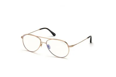 TOM FORD FT5693-B 028 Eyeglasses Shiny Rose Gold Frame 57mm 3