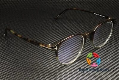 TOM FORD FT5695-B 056 Round Havana Demo Lens 47 mm Men 3