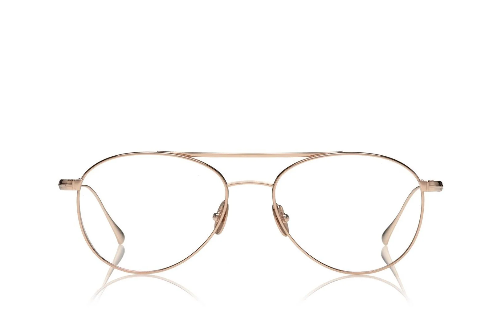 Tom Ford FT5716P 028 Pilot Eyeglasses Glasses Gold Titanium - Private Collection 4