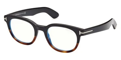 TOM FORD FT5807-B 005 Round Black Demo Lens 50 mm Men 2