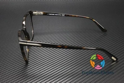 TOM FORD FT5812-B 052 Butterfly Dark Havana Demo Lens 53 mm Women 4