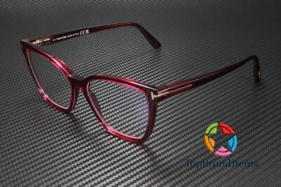 TOM FORD FT5812-B 074 Butterfly Pink Demo Lens 53 mm Women