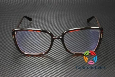 TOM FORD FT5813-B 054 Butterfly Red Havana Demo Lens 56 mm Women 2