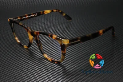 TOM FORD FT5820-B 053 Square Blonde Havana Demo Lens 50 mm Men 1