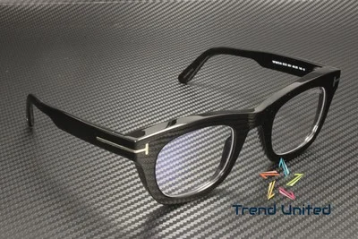 Tom Ford FT5872 B 001 Plastic Shiny Black 48 mm Men 3