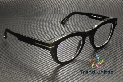 Tom Ford FT5873 B 001 Plastic Shiny Black 49 mm Men 3
