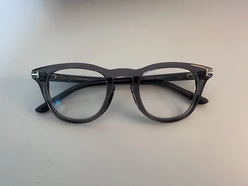 Tom Ford Men’s Designer Translucent Glasses Frames