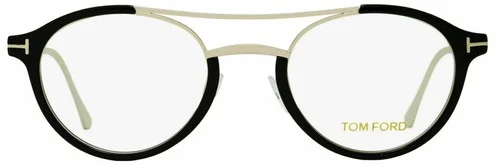 Tom Ford Oval Eyeglasses FT5515 005 49 Black/Palladium 49mmOptical Frame 2