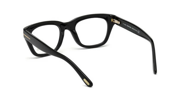 Tom Ford TF 5178F 001 Eyeglasses 5178 Shiny Black Square Asian Fit New 51mm 2