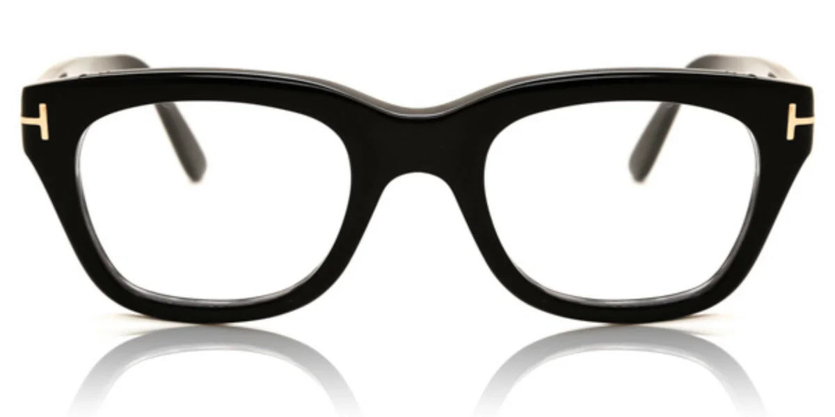 Tom Ford TF 5178F 001 Eyeglasses 5178 Shiny Black Square Asian Fit New 51mm 3