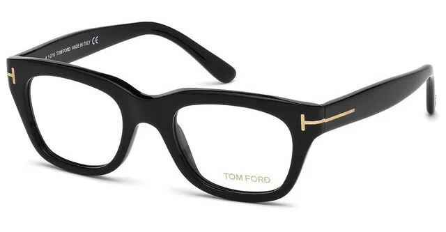 Tom Ford TF 5178F 001 Eyeglasses 5178 Shiny Black Square Asian Fit New 51mm 4