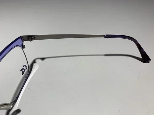 Tom Ford TF 5392 080 Transparent Violet Eyeglasses 54mm clubmaster style 4