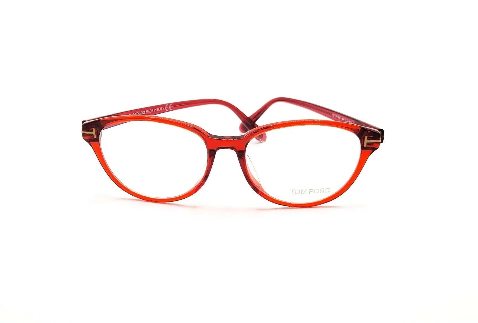 Tom Ford TF 5422-F Red 066 Plastic Optical Eyeglasses Frame 53-16-140 Asian Fit 2