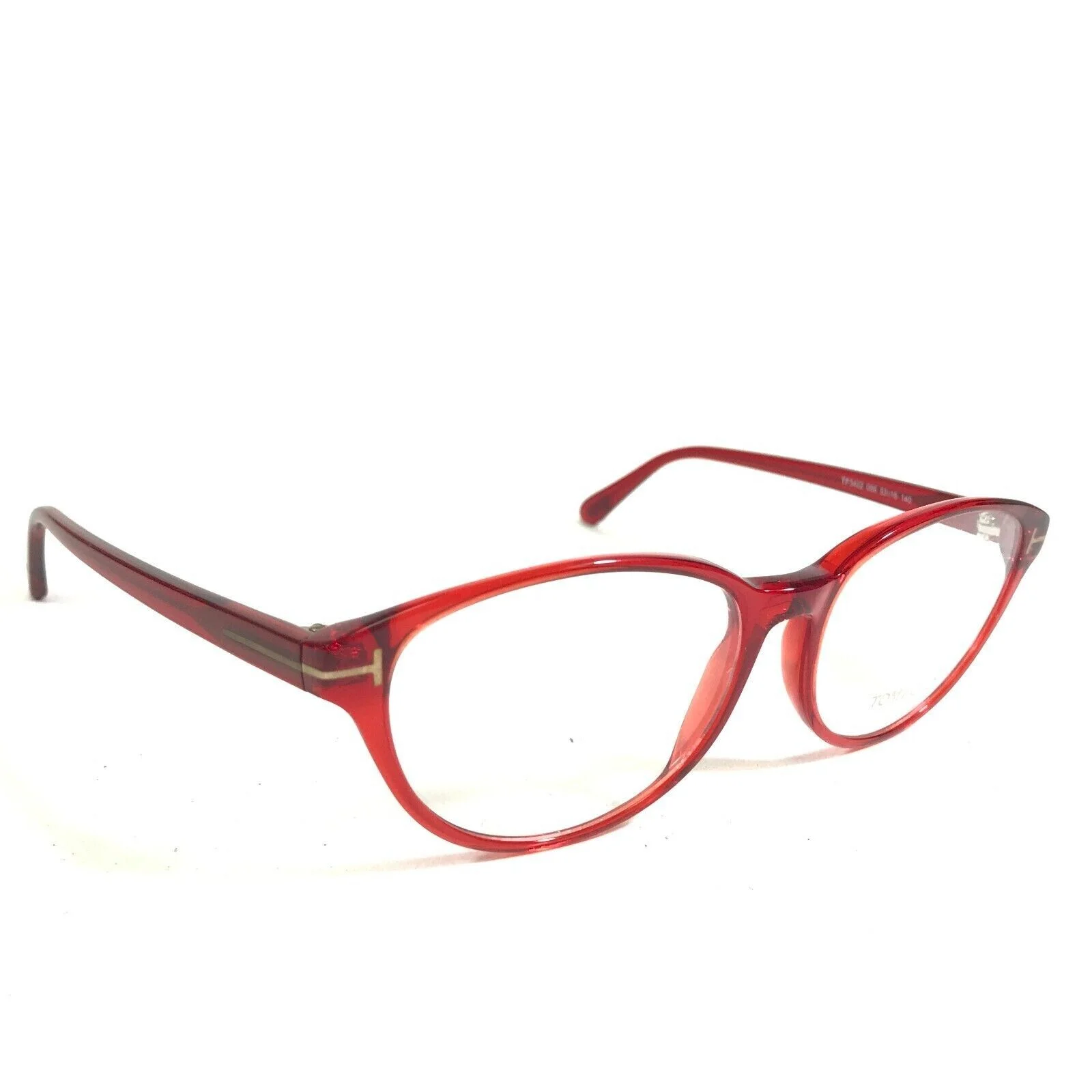 Tom Ford TF 5422-F Red 066 Plastic Optical Eyeglasses Frame 53-16-140 Asian Fit 3