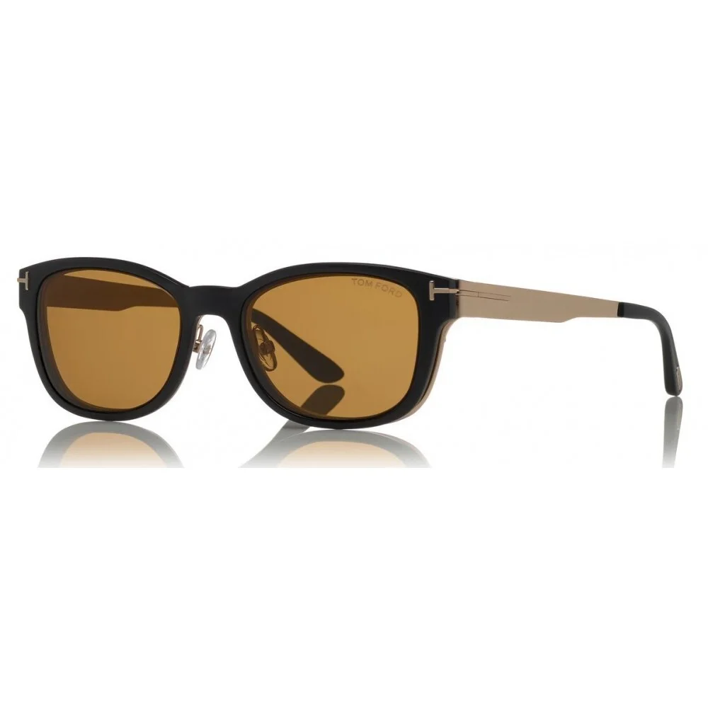 Tom Ford TF 5474 32E Gold Havana Eye/Sunglasses Frame 53-19-140 W/Clip On 4