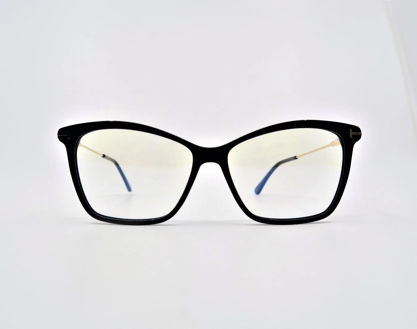 Tom Ford TF 5687-B 001 56mm Black-Blue Light Block, New Women 2