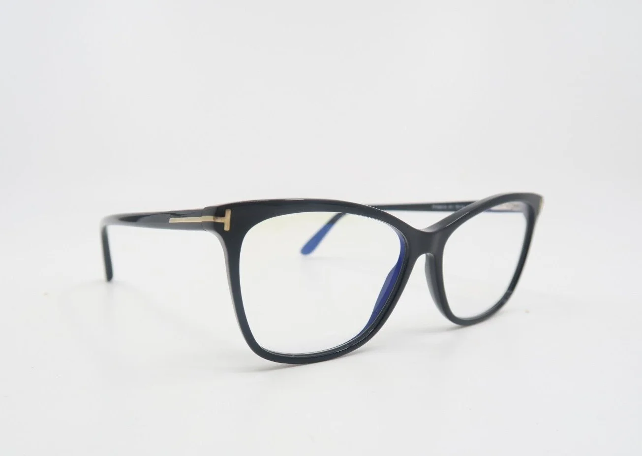 Tom Ford TF 5690-B 001 55mm Black & Brown Tortoise Sun Clip On, New Eyeglasses. 3