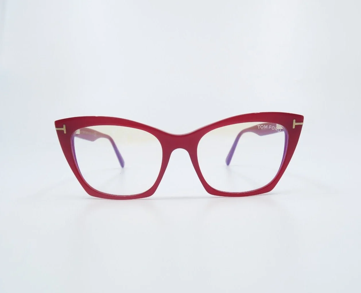 Tom Ford TF 5709-B 072 54mm Red-Blue Light Block, New Women 2
