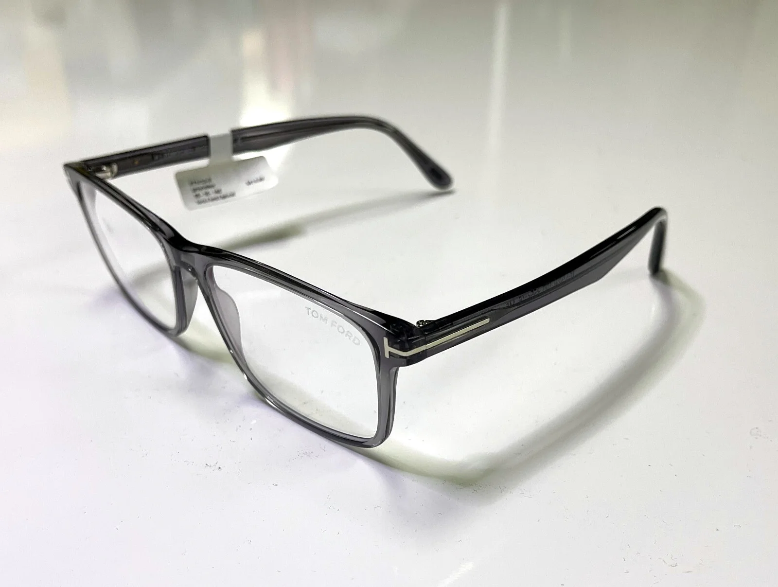 Tom Ford TF 5752-B Asian Fit Shiny Transparent 020 Eyeglass / RX Frame Glasses 3
