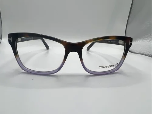Tom Ford TF5424 56A 53/15 140 Tortoise/purple Women’s Eyeglass Frames D167