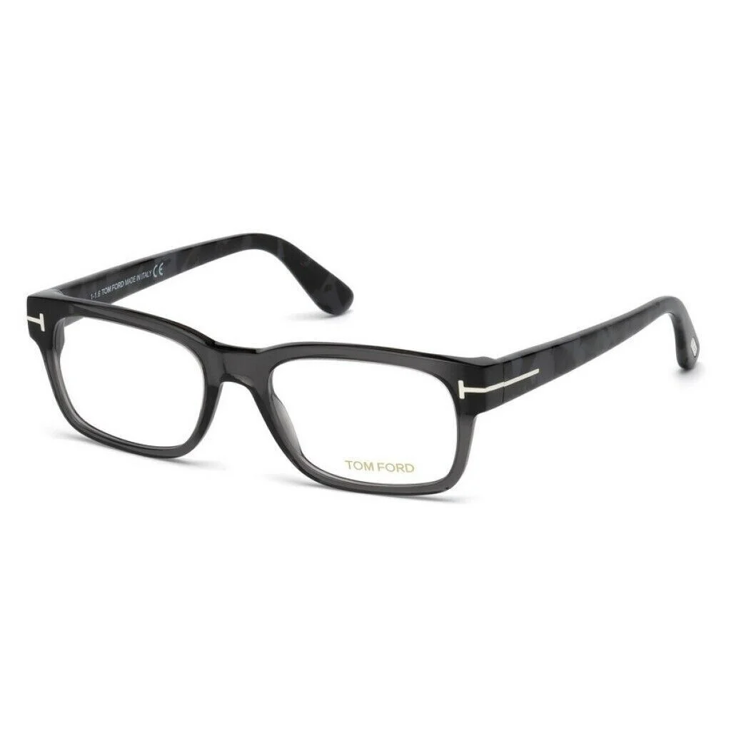 Tom Ford TF5432-F Grey 020 Plastic Optical Eyeglasses Frame 52-18-145 Asian Fit