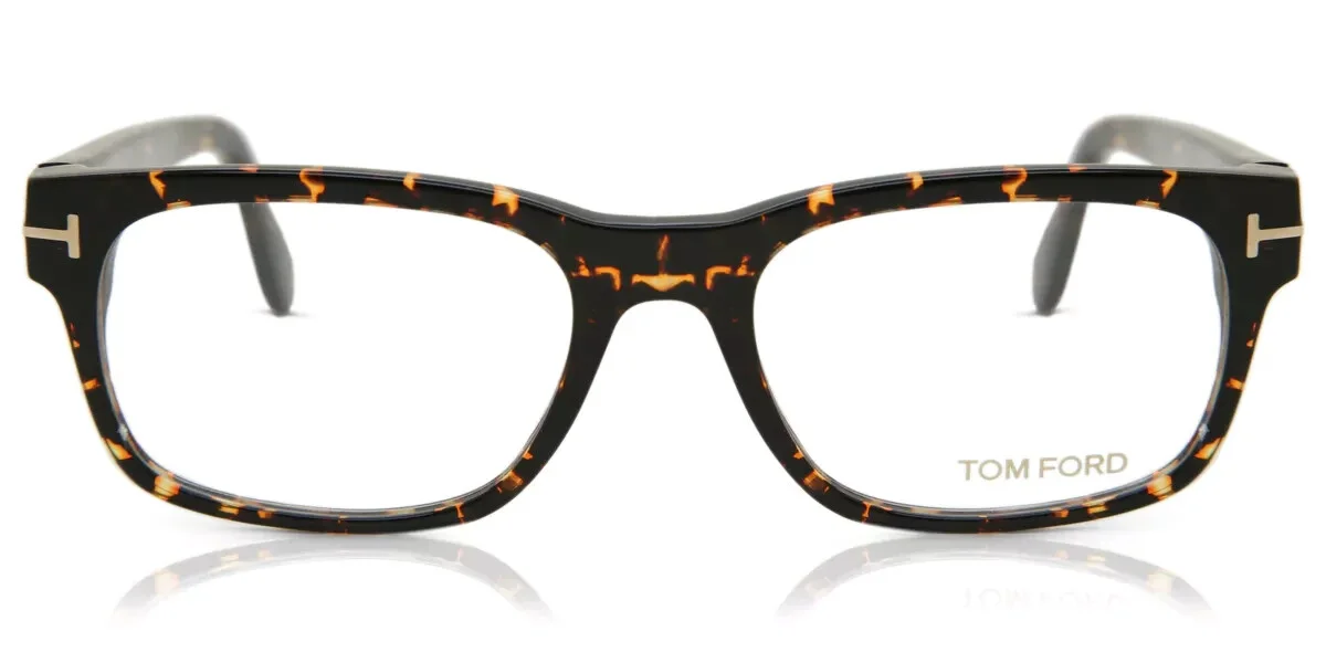 Tom Ford TF5432-F Tortoise 055 Plastic Eyeglasses Frame 54-18-145 Asian Fitting