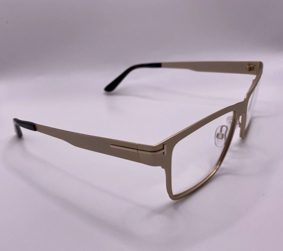 Tom Ford TF5475 32E Matte Gold Havana Eye/Sunglasses Frame 54-17-140 W/Clip On 3