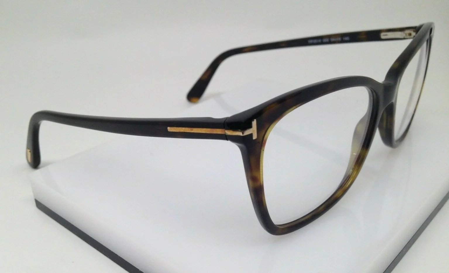 Tom Ford TF5514 Tortoise 052 Cat Eye Eyeglasses Frame 54-15-140 W/Clip On *SD* 3